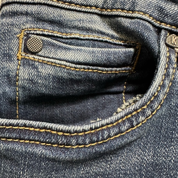 Kut from the Kloth Blue Flare Wide Leg Jeans - Picture 4 of 15